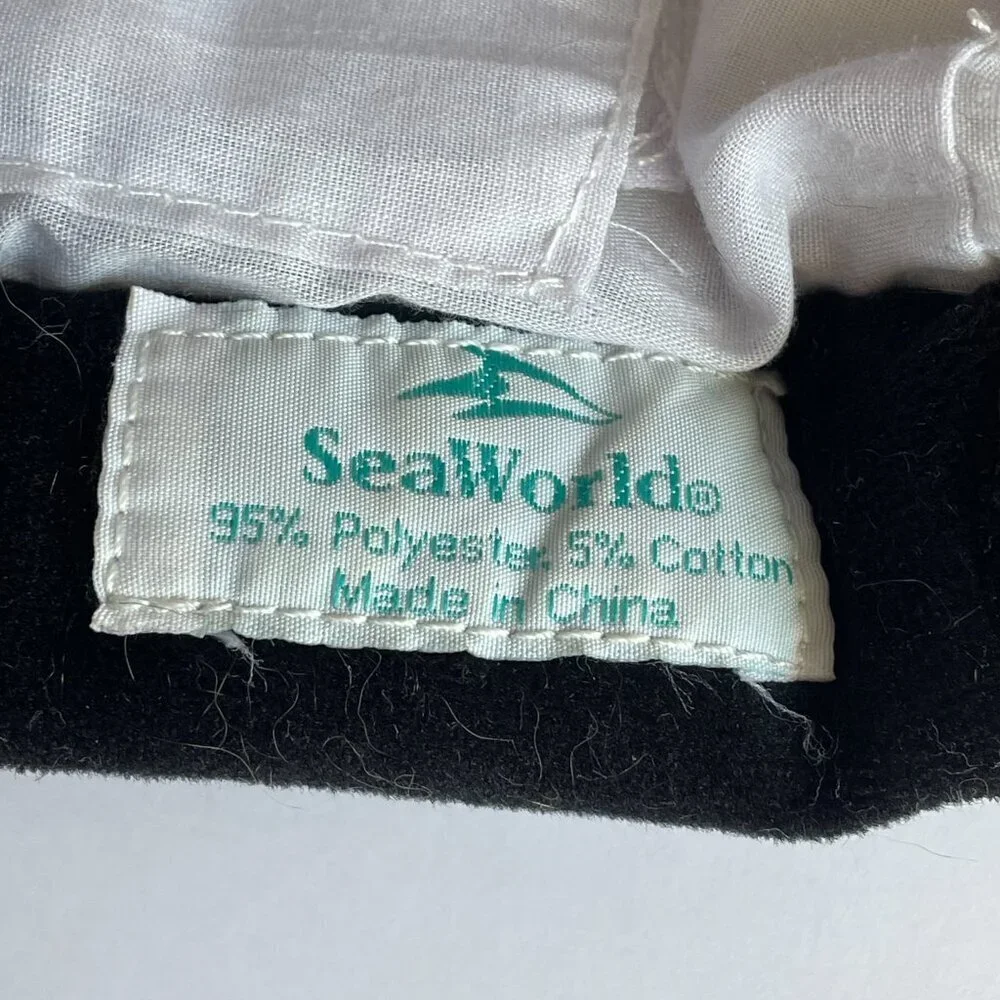 Vintage SeaWorld Shamu Killer Whale Orca Hat